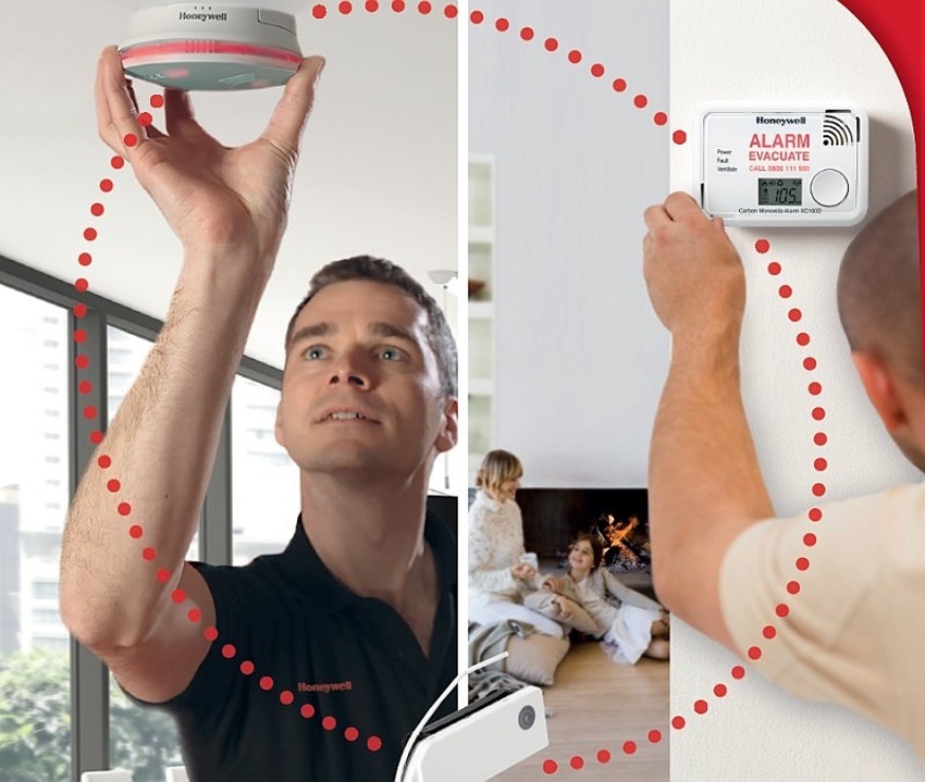 Princip detektoru Honeywell Evohome
